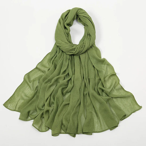 New Arrival  Hijab Women Muslim Scarf Shawls  Big Size Plain Islamic Turban