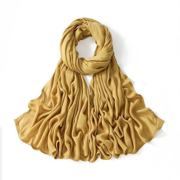 Muslim Hijab Plain Scarf Big Size Headscarf Islamic Turban