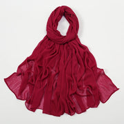 New Arrival  Hijab Women Muslim Scarf Shawls  Big Size Plain Islamic Turban