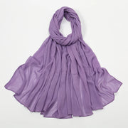 New Arrival  Hijab Women Muslim Scarf Shawls  Big Size Plain Islamic Turban