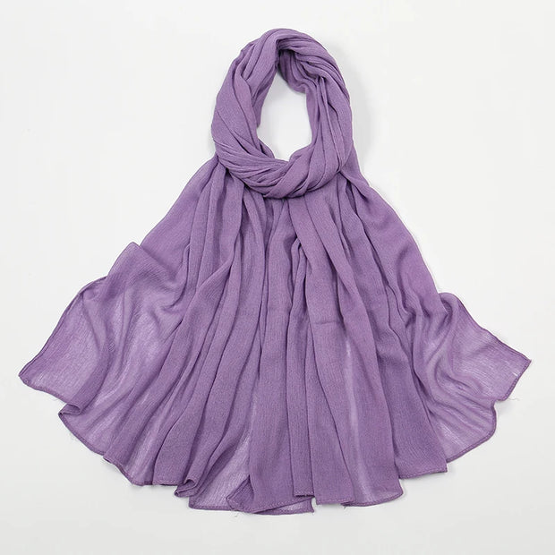 New Arrival  Hijab Women Muslim Scarf Shawls  Big Size Plain Islamic Turban