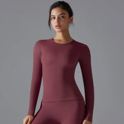 Winter Fitness Running Gym Clothes Workout DryElastic Sports Top