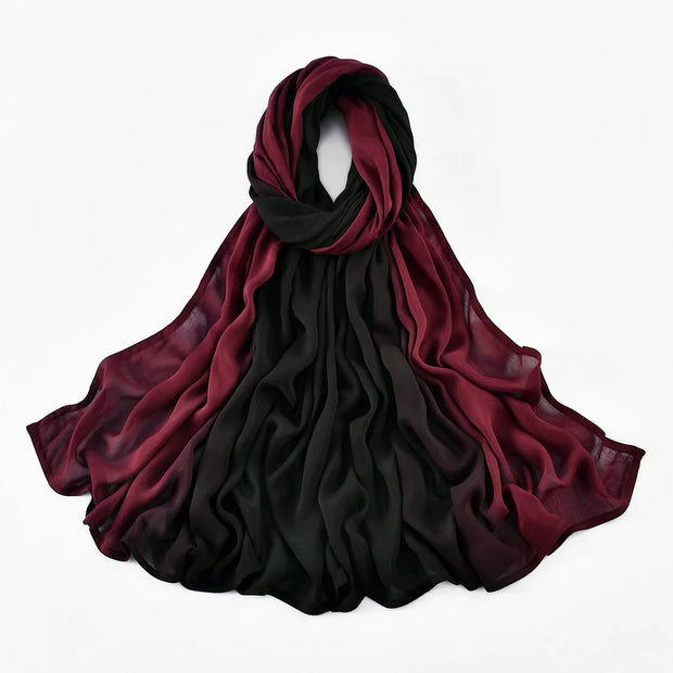 Premium Gradient Rayon Modal Hijabs Cotton Hijab Scarf islamic Turban