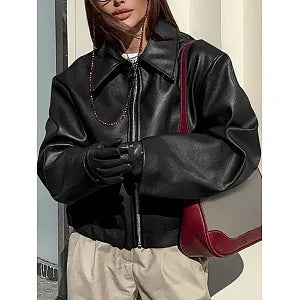 Winter Jackets Woman Ruched Demi-season Jacket for Women Coats