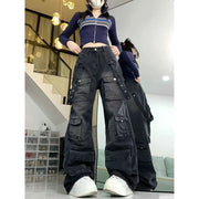 Oversize Denim Trousers Y2k 90s Vintage 2000s  Jean Pants Trashy Clothes