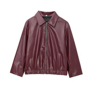 Winter Jackets Woman Ruched Demi-season Jacket for Women Coats