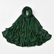 Muslim Hijabs Plain Shawls Soft Viscose Rayon Headscarf Islamic Turban
