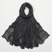 New Arrival  Hijab Women Muslim Scarf Shawls  Big Size Plain Islamic Turban