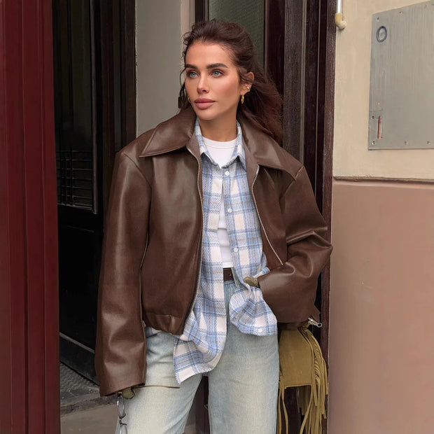Winter Jackets Woman Ruched Demi-season Jacket for Women Coats