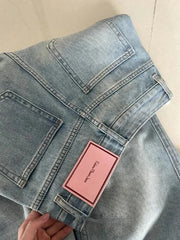 Waist Loose Denim Pants Streetwear Fashion Trashy Long Skater Trousers