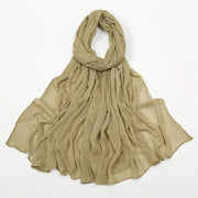 New Arrival  Hijab Women Muslim Scarf Shawls  Big Size Plain Islamic Turban