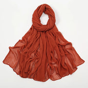 New Arrival  Hijab Women Muslim Scarf Shawls  Big Size Plain Islamic Turban