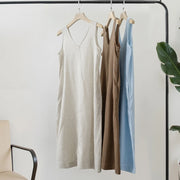 Women Fashion V neck Dress