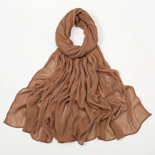 New Arrival  Hijab Women Muslim Scarf Shawls  Big Size Plain Islamic Turban