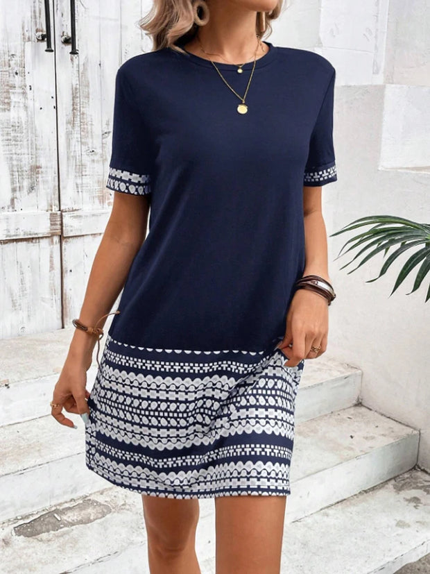 Geometric Print Spring Summer Music Festival Casual Fashion Ladies