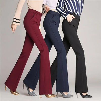 Colors Elastic Formal Long Stretch Office Lady Trouser for Office