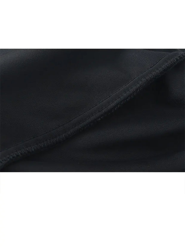 Trend Loose Drawstring Long Pants Woman Vintage Female Wide Leg Pant