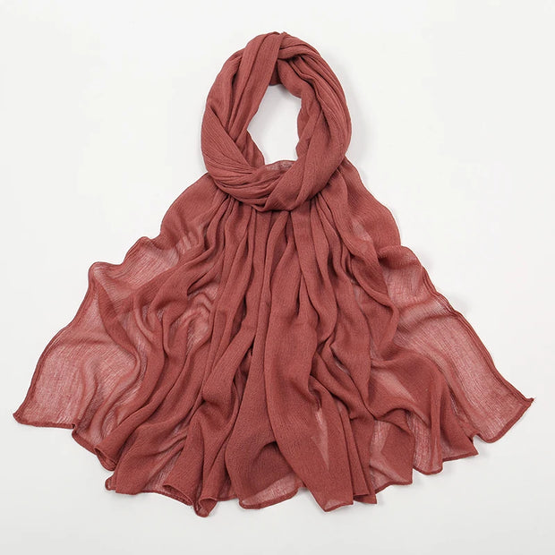 New Arrival  Hijab Women Muslim Scarf Shawls  Big Size Plain Islamic Turban