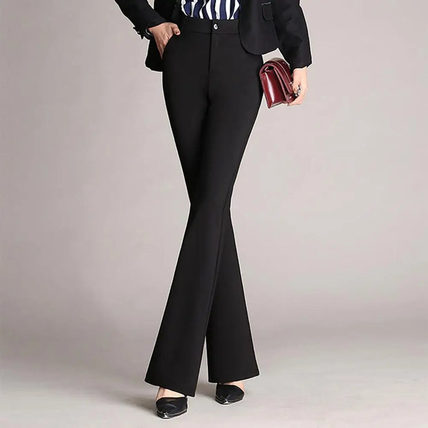 Colors Elastic Formal Long Stretch Office Lady Trouser for Office