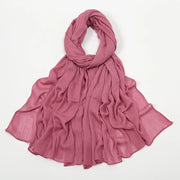 New Arrival  Hijab Women Muslim Scarf Shawls  Big Size Plain Islamic Turban