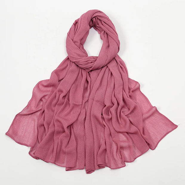 New Arrival  Hijab Women Muslim Scarf Shawls  Big Size Plain Islamic Turban