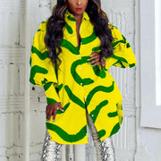 Full Sleeve High Street Wear Vestidos Robe