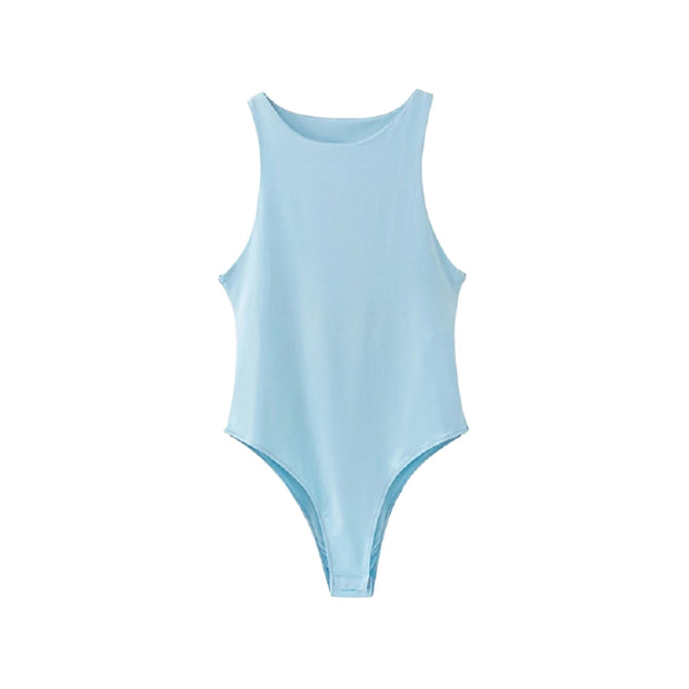 Solid Sexy Bodysuit Women Bodysuits Female 6 Color Green Slim Casual Bodysuit